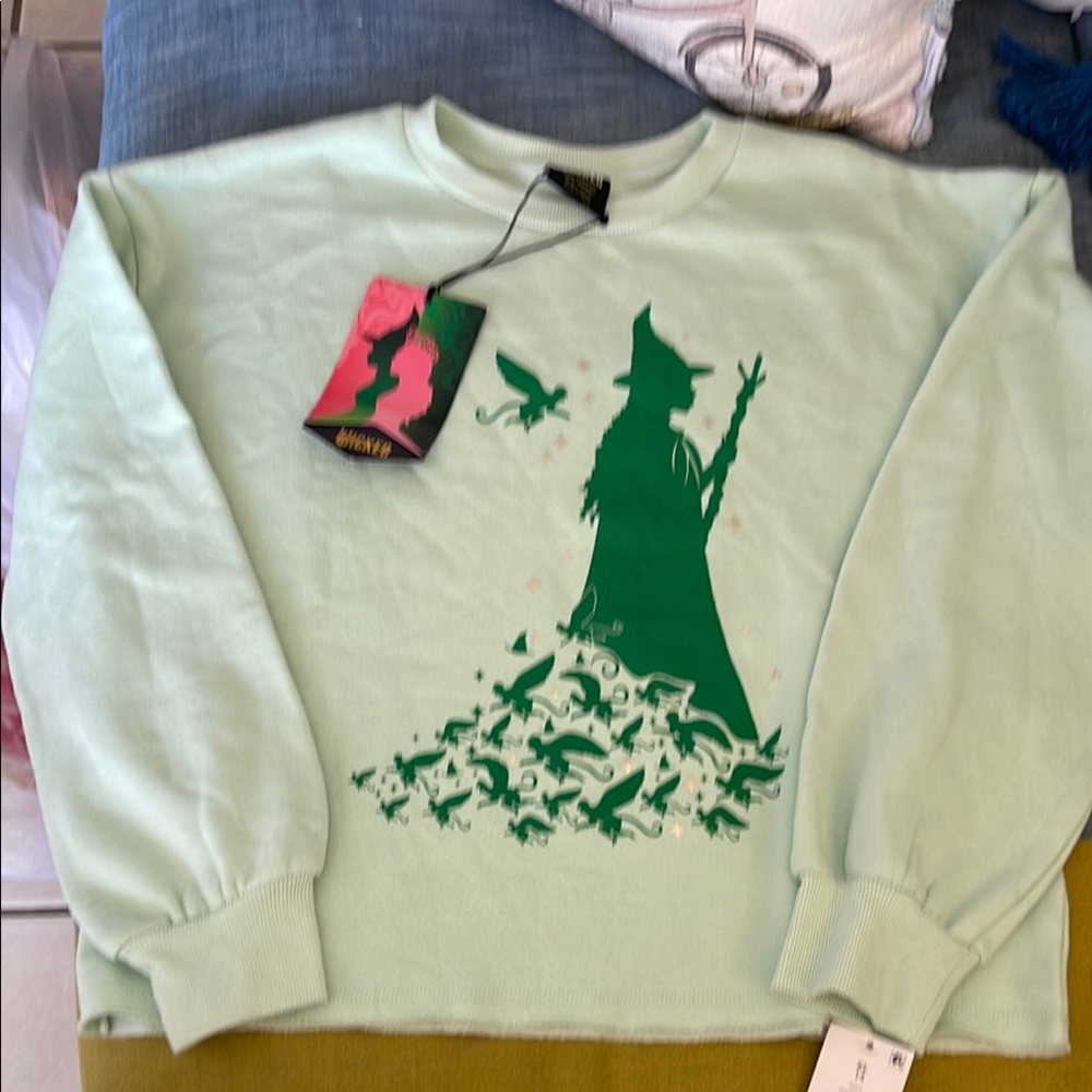 Mint Green Wizard Graphic Sweater